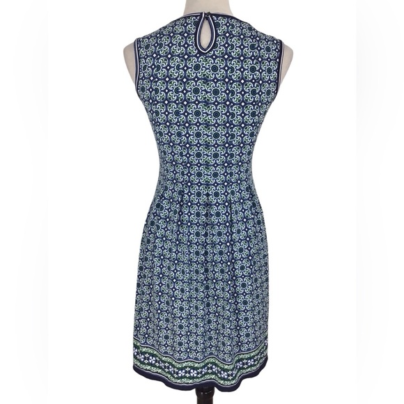 Max Studio Green Blue Sleeveless Fit & Flare Dress Size XS - Picture 4 of 8